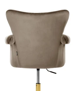 Skrivebordsstol VELENCIA Velour Brun