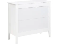 3 skuffers commode ASSISI Hvid