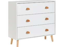 3 skuffers commode CLOUDY Hvid