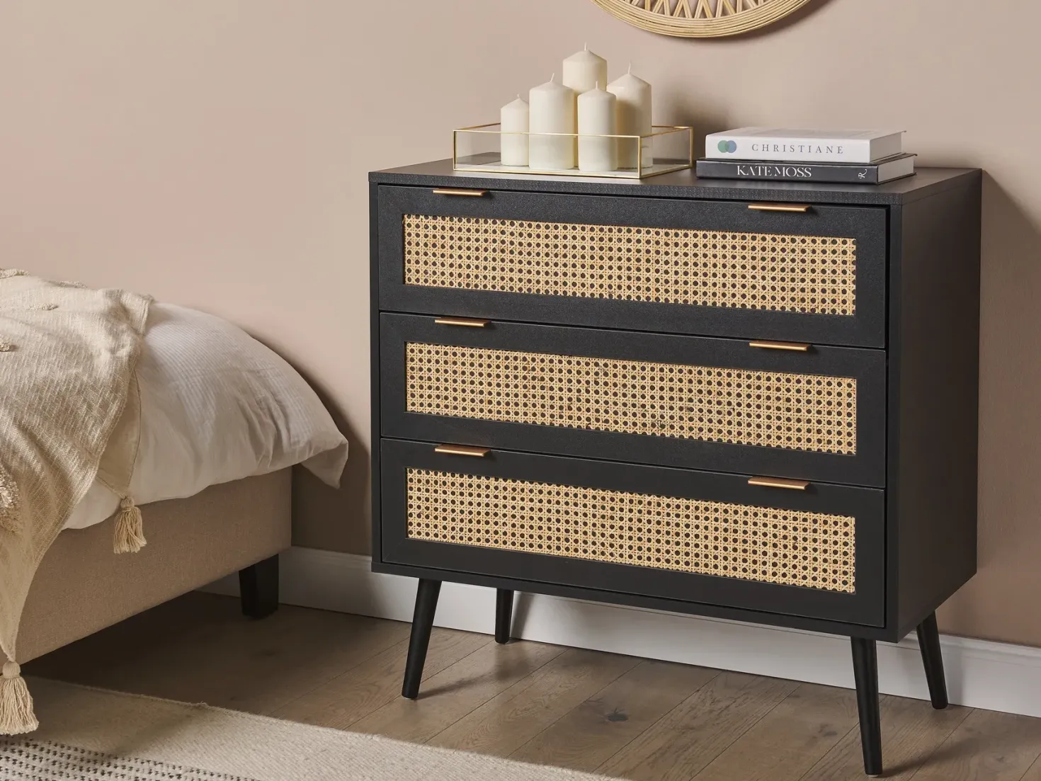 3 skuffers commode OPOCO Sort
