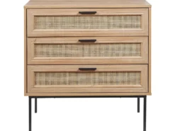 3 skuffers commode PASCO Lysebrun