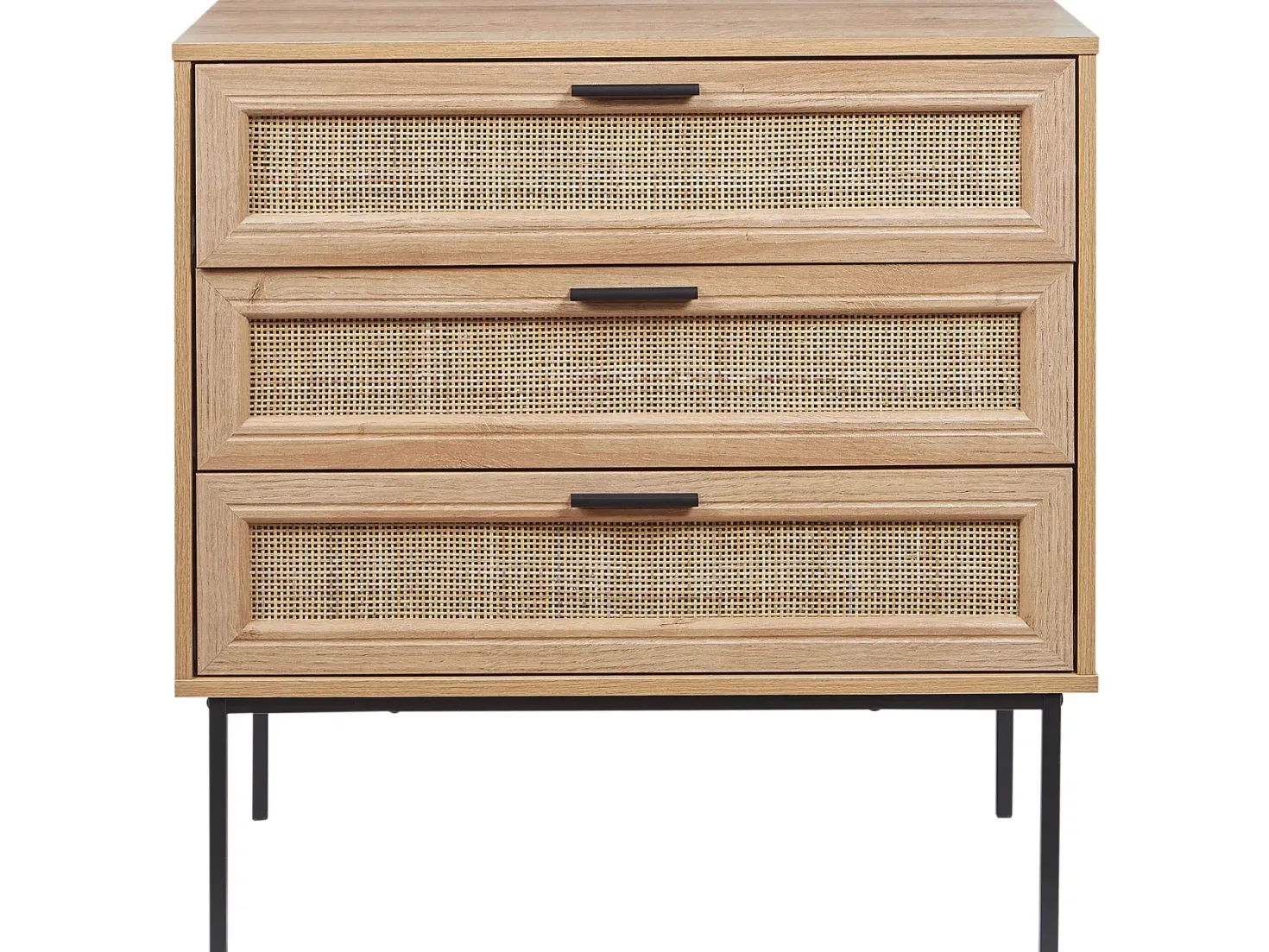 3 skuffers commode PASCO Lysebrun