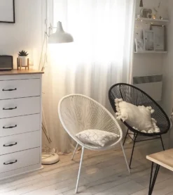 5 skuffers commode SHARON Hvid