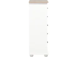 5 skuffers commode SHARON Hvid