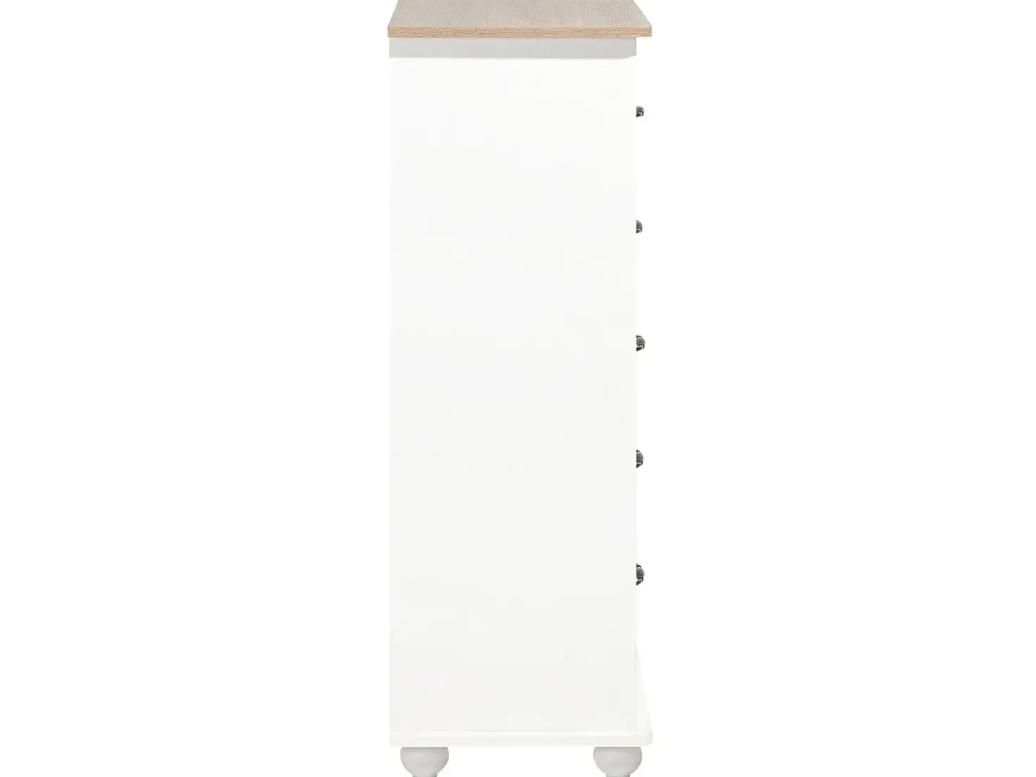 5 skuffers commode SHARON Hvid