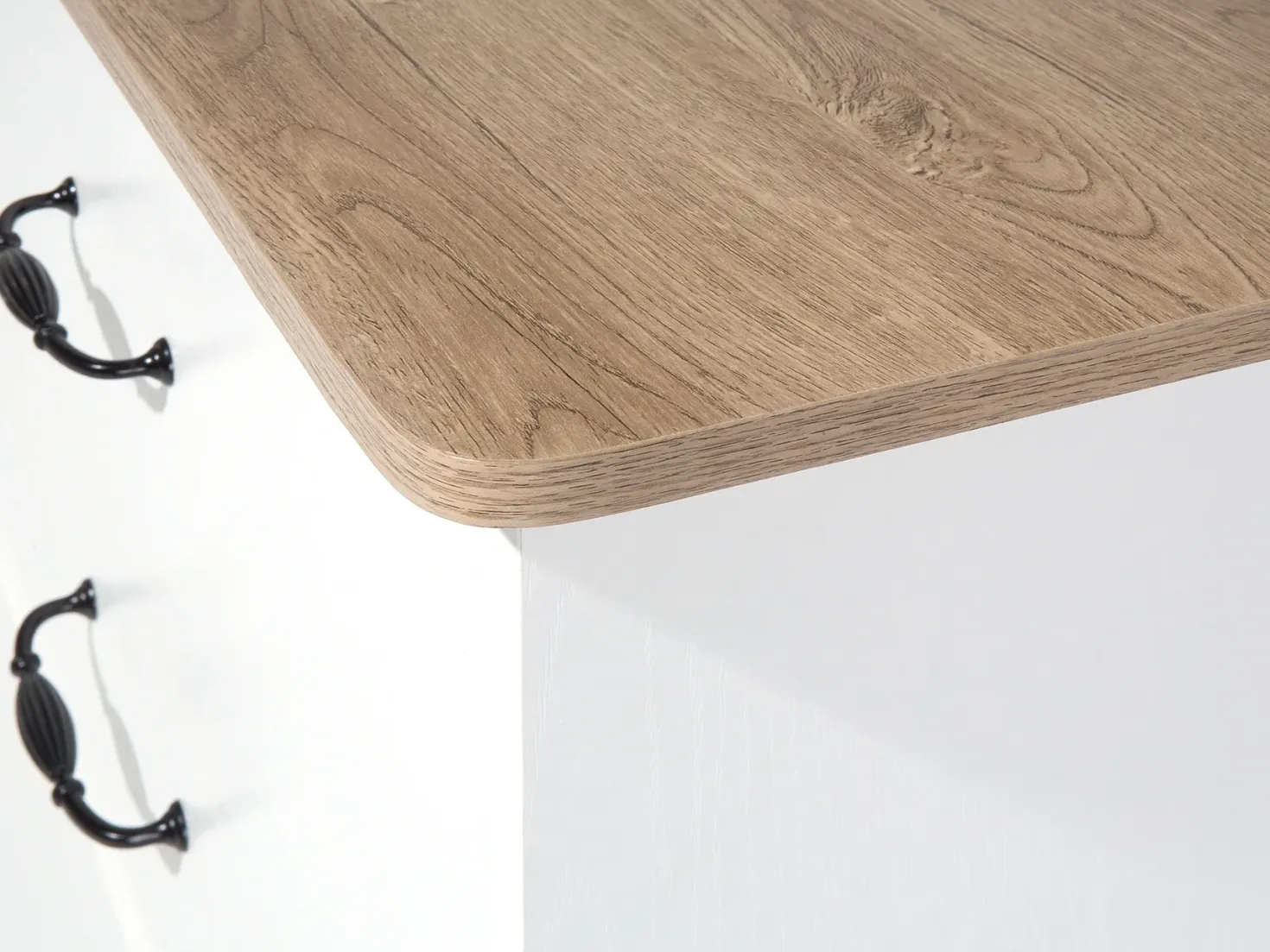 5 skuffers commode SHARON Hvid