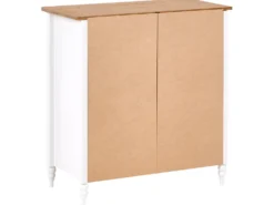 5 skuffers commode SHILLINGTON Fyretræ Hvid