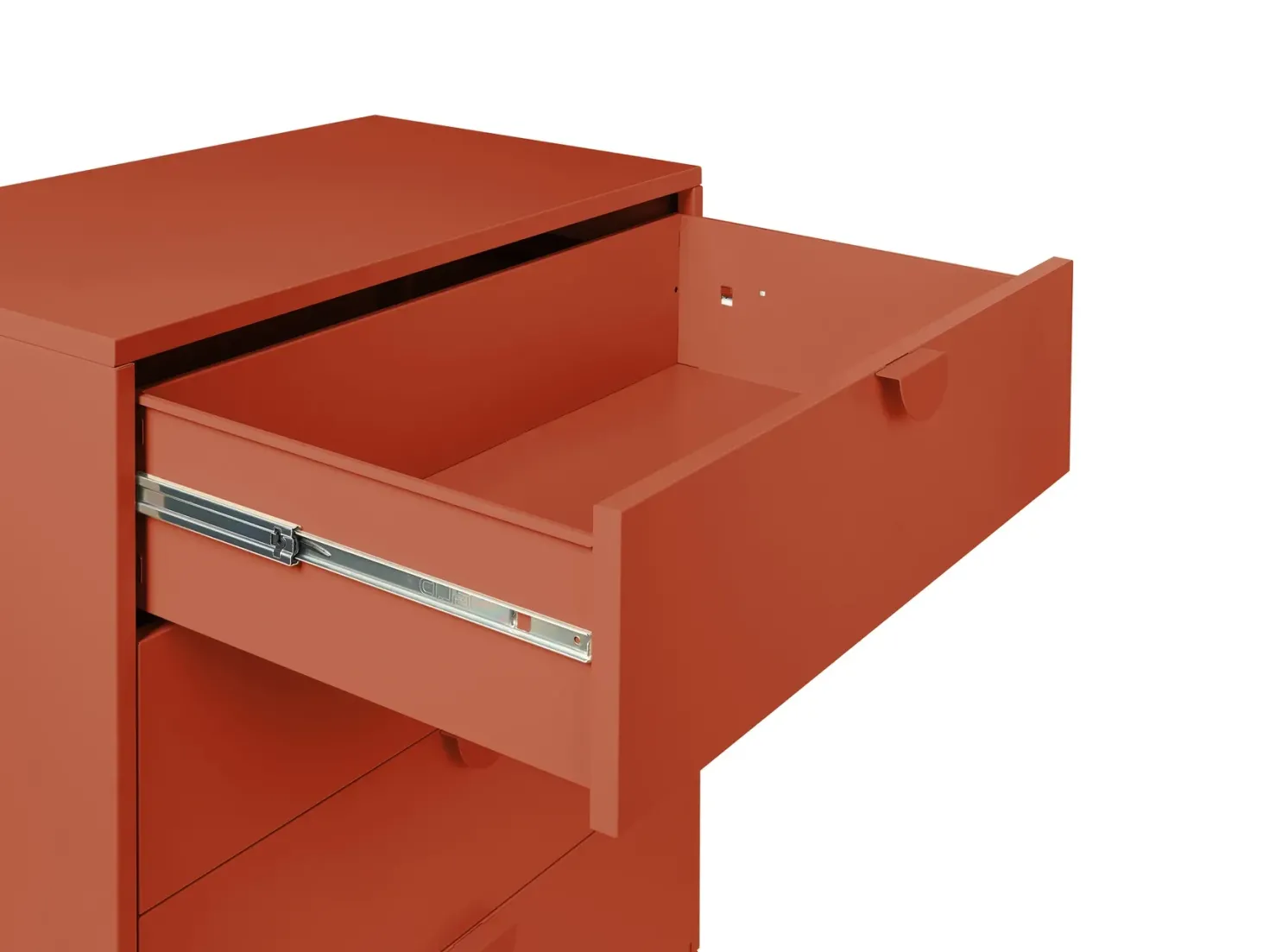 4 skuffers kommode ARDURA Metal Guldbrun