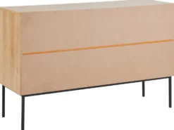 6 skuffers kommode PASCO Lysebrun