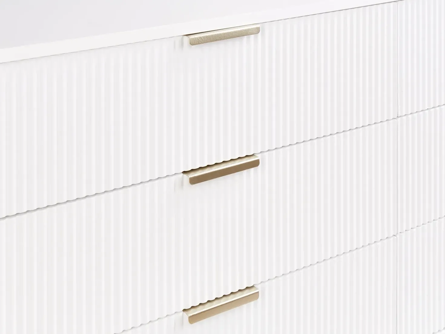 6 skuffers kommode SOHO Hvid