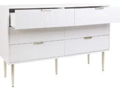 6 skuffers kommode SOHO Hvid