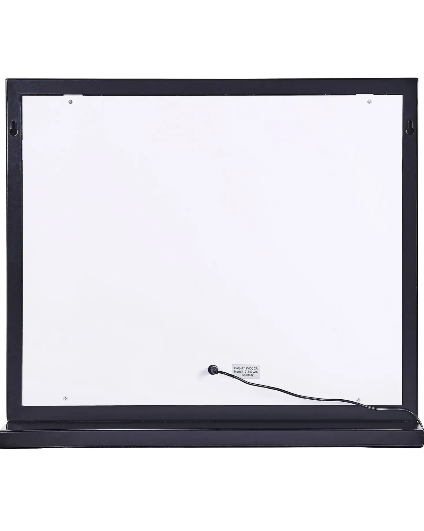Sminkebord med spejl LED BEAUVOIR Sort