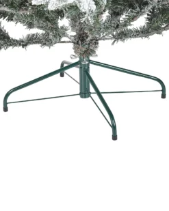Sneklædt juletræ BRISCO 210 cm Hvid