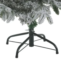 Sneklædt juletræ FORAKER 120 cm Hvid