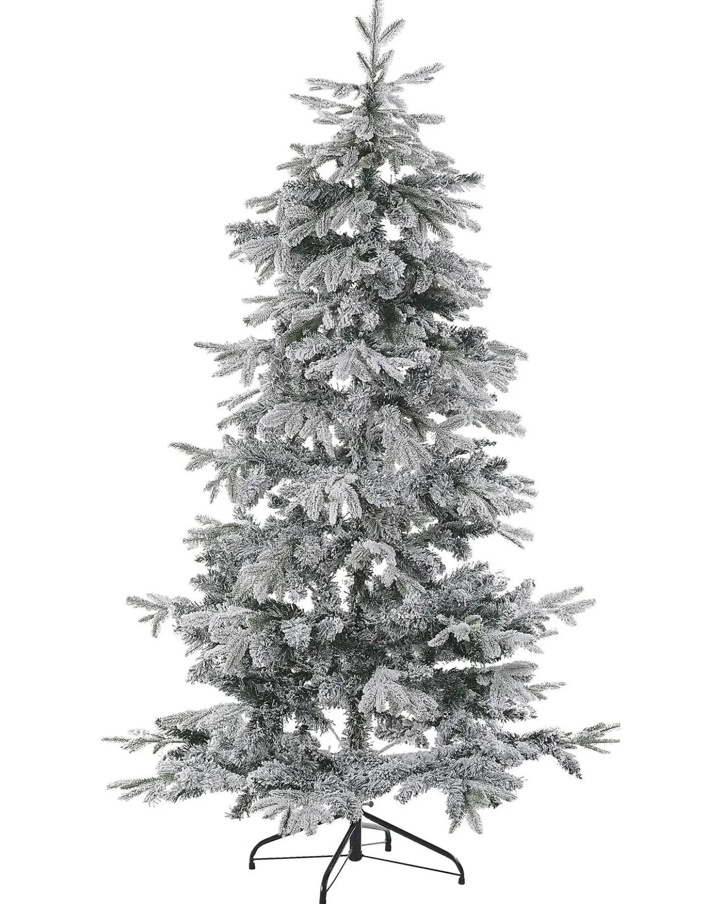 Sneklædt juletræ TOMICHI 180 cm Hvid