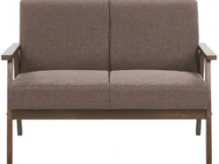 Sofa 2 personers ASNES Brun