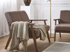 Sofa 2 personers ASNES Brun