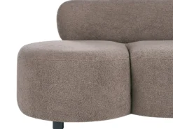 Sofa 3 personers BLAVAND Boucle Brungrå