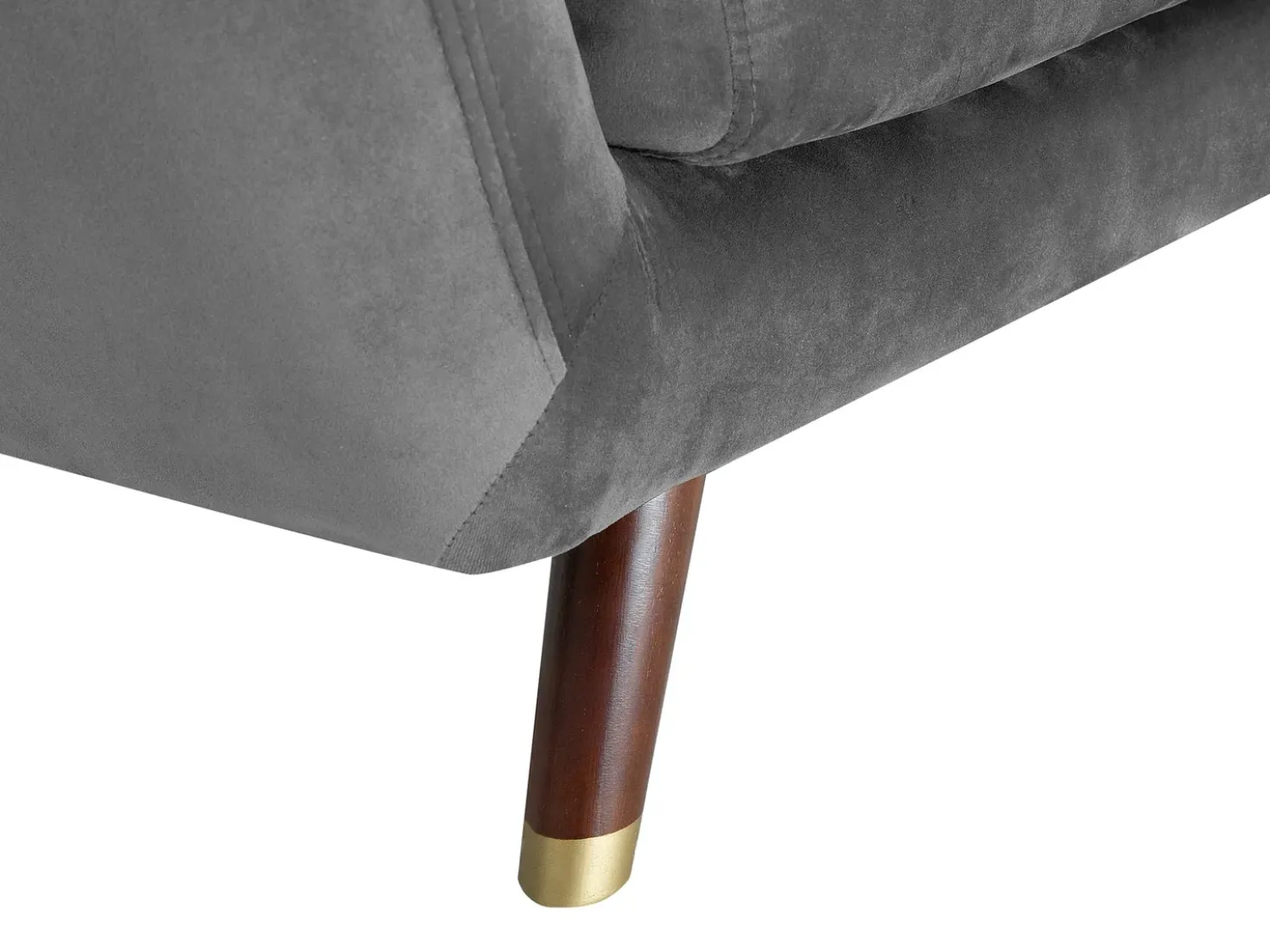 Sofa 2 personers BODO Velour Grå