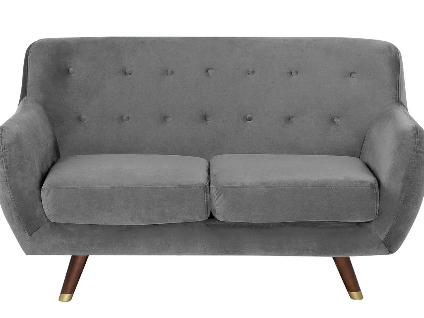 Sofa 2 personers BODO Velour Grå