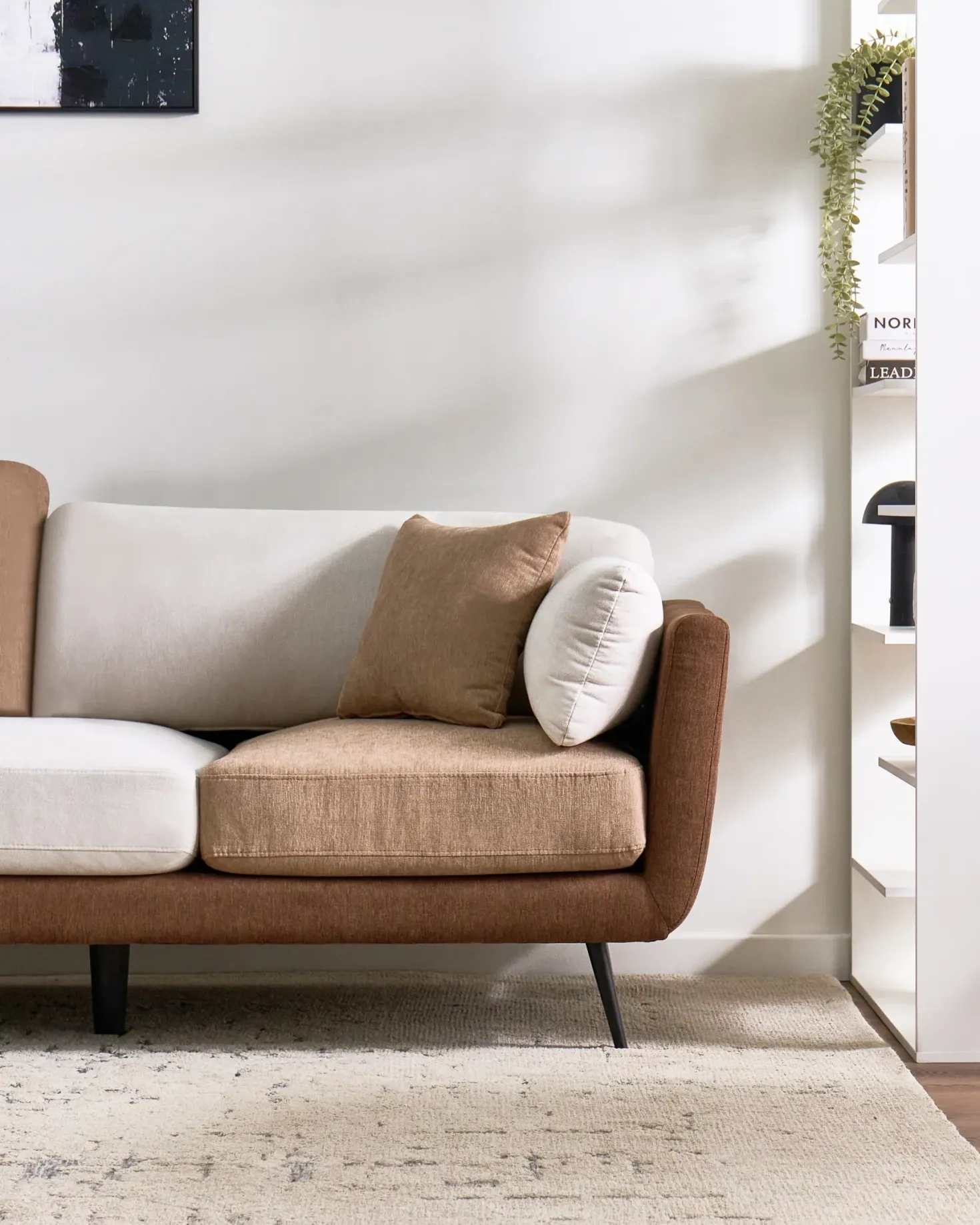 Sofa 3 personers BOLGA Brun