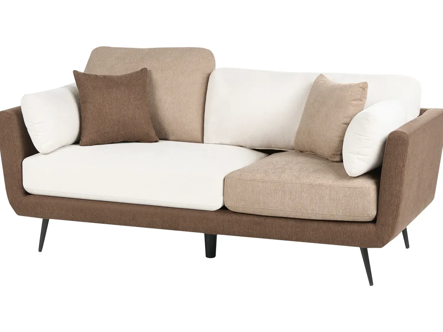 Sofa 3 personers BOLGA Brun
