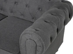 Sofa 3 personers CHESTERFIELD Grå
