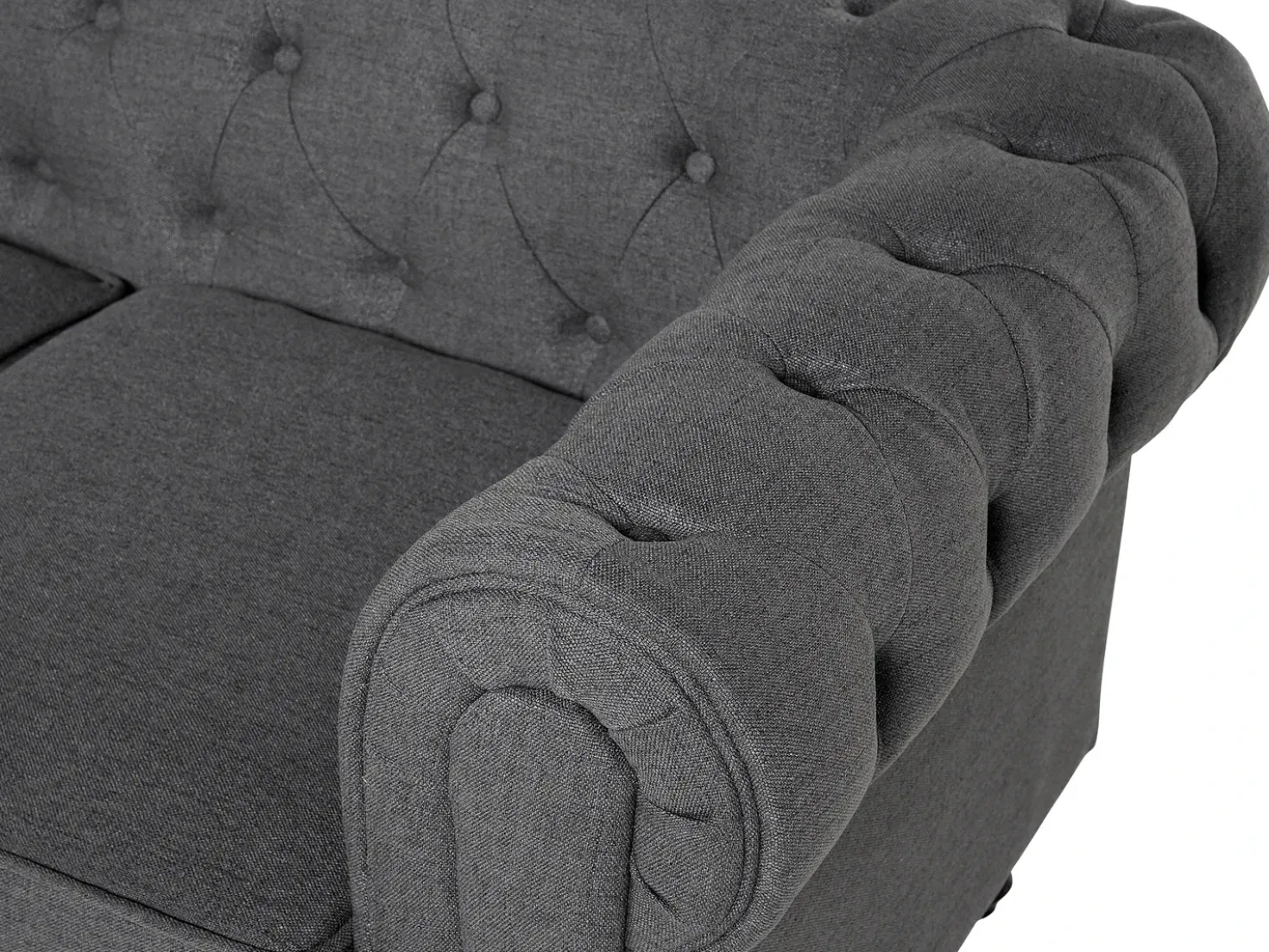 Sofa 3 personers CHESTERFIELD Grå