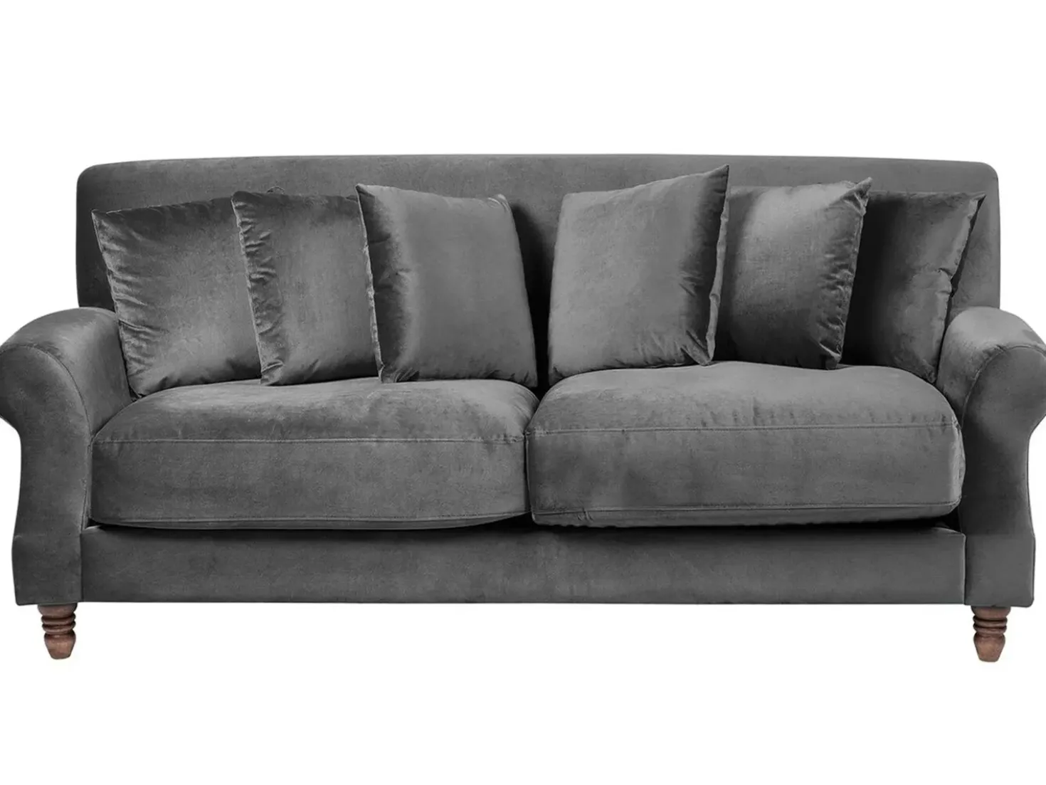 Sofa 2 personers EIKE Velour Grå