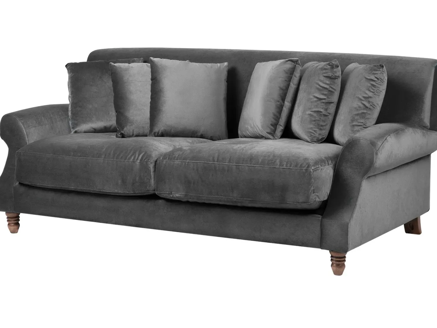Sofa 2 personers EIKE Velour Grå