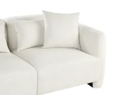 Sofa 3 personers EKENES Cremehvid