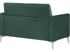 Sofa 2 personers FENES Velour Mørkegrøn