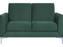 Sofa 2 personers FENES Velour Mørkegrøn