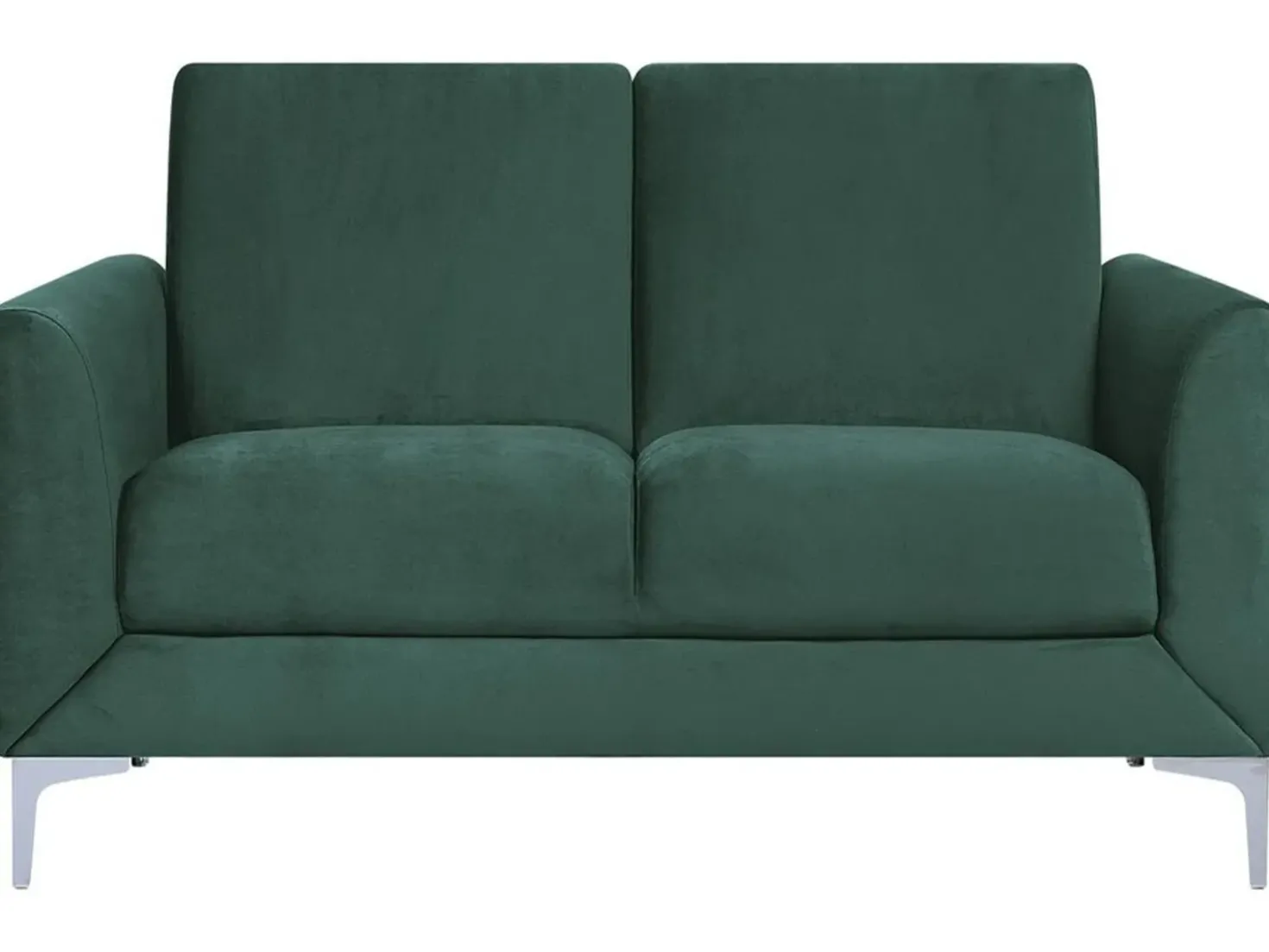 Sofa 2 personers FENES Velour Mørkegrøn