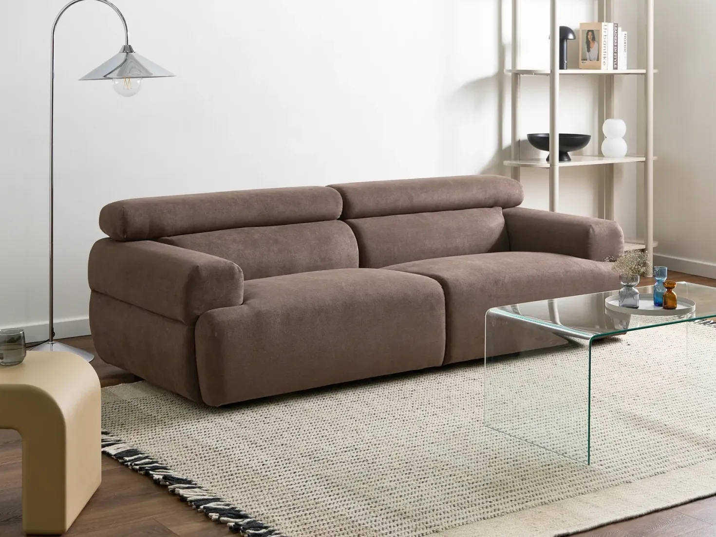 Sofa 3 personers HOVDEN Brun