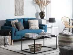 Sofa 2 personers KALMAR Søblå