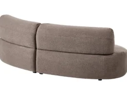 Sofa 3 personers LAERDAL Boucle Brungrå