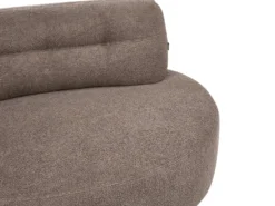Sofa 3 personers LAERDAL Boucle Brungrå
