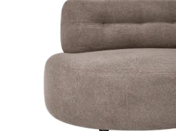 Sofa 3 personers LAERDAL Boucle Brungrå
