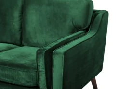 Sofa 2 personers LOKKA Velour Smaragdgrøn