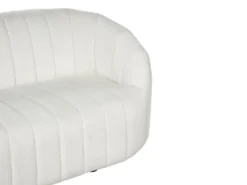 Sofa 2 personers MALUNG Velour Cremehvid