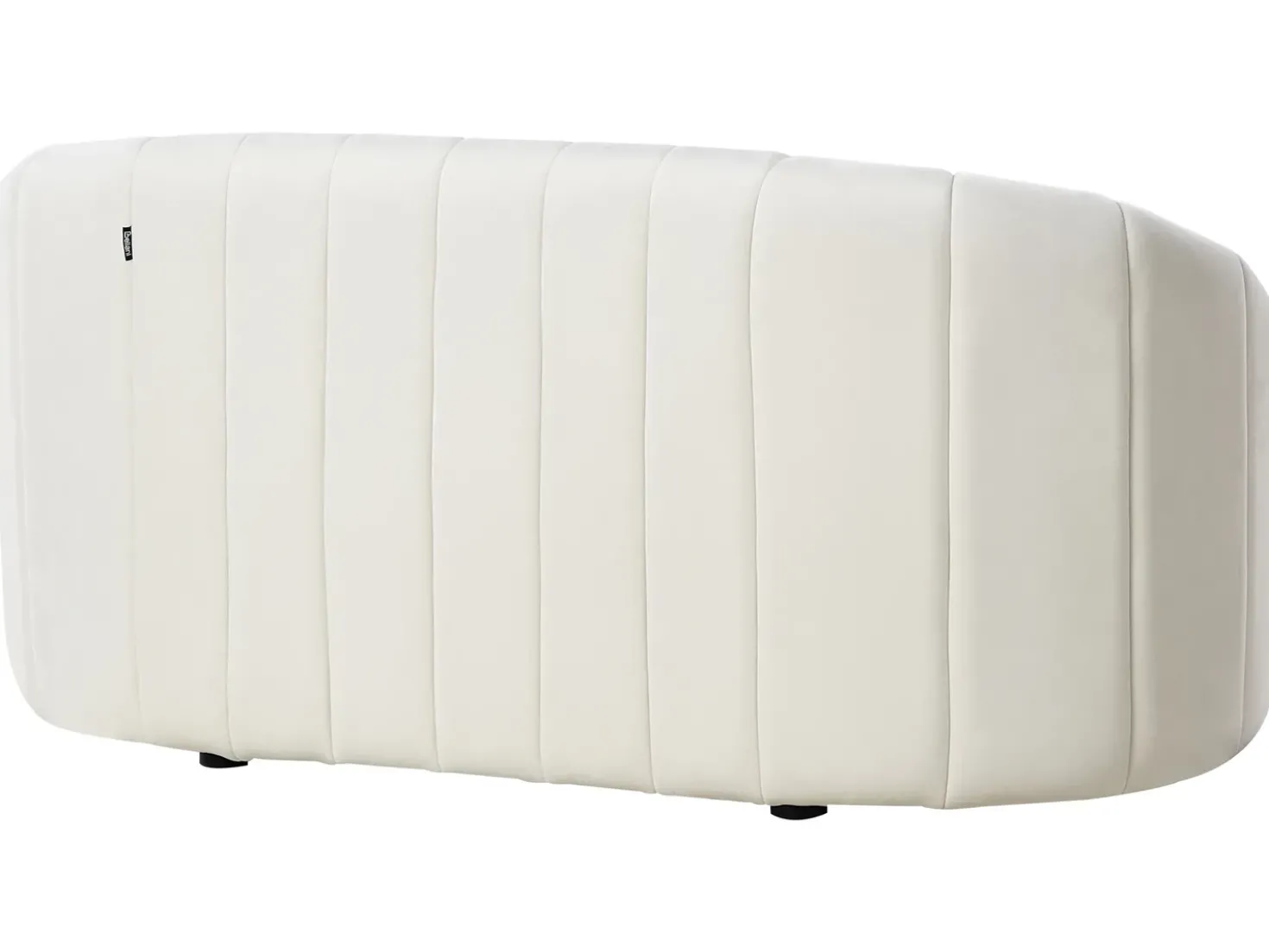 Sofa 2 personers MALUNG Velour Cremehvid