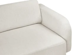 Sofa 3 personers SVANEK Cremehvid