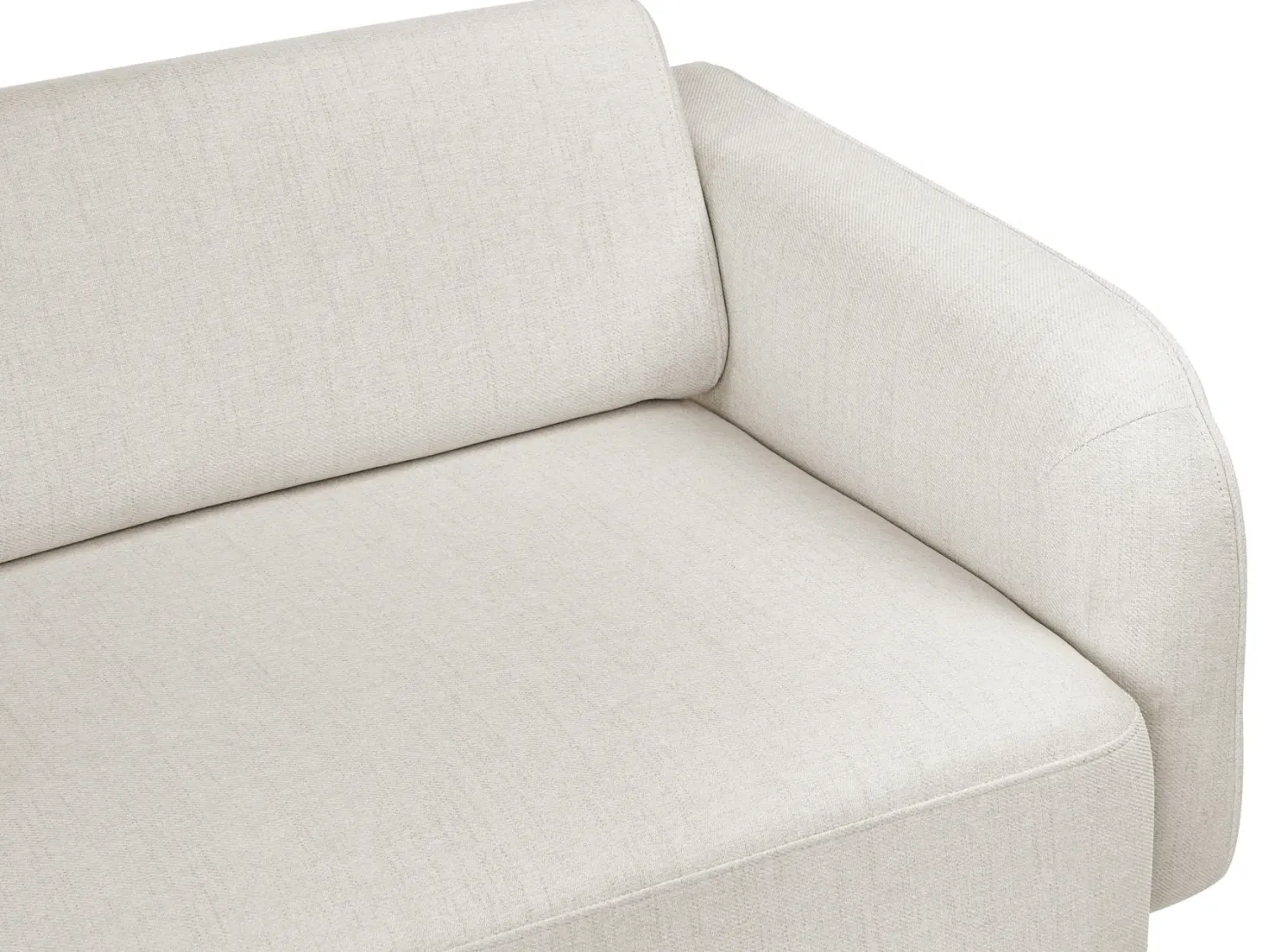 Sofa 3 personers SVANEK Cremehvid