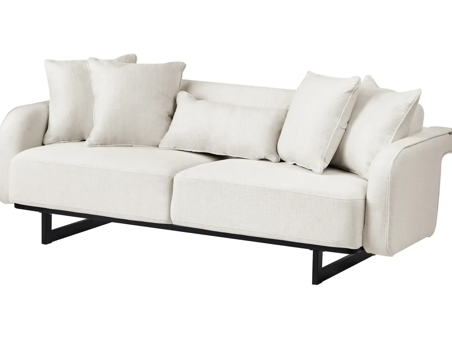 Sofa 3 personers SVANEK Cremehvid