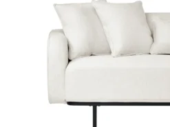Sofa 3 personers SVANEK Cremehvid