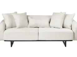 Sofa 3 personers SVANEK Cremehvid