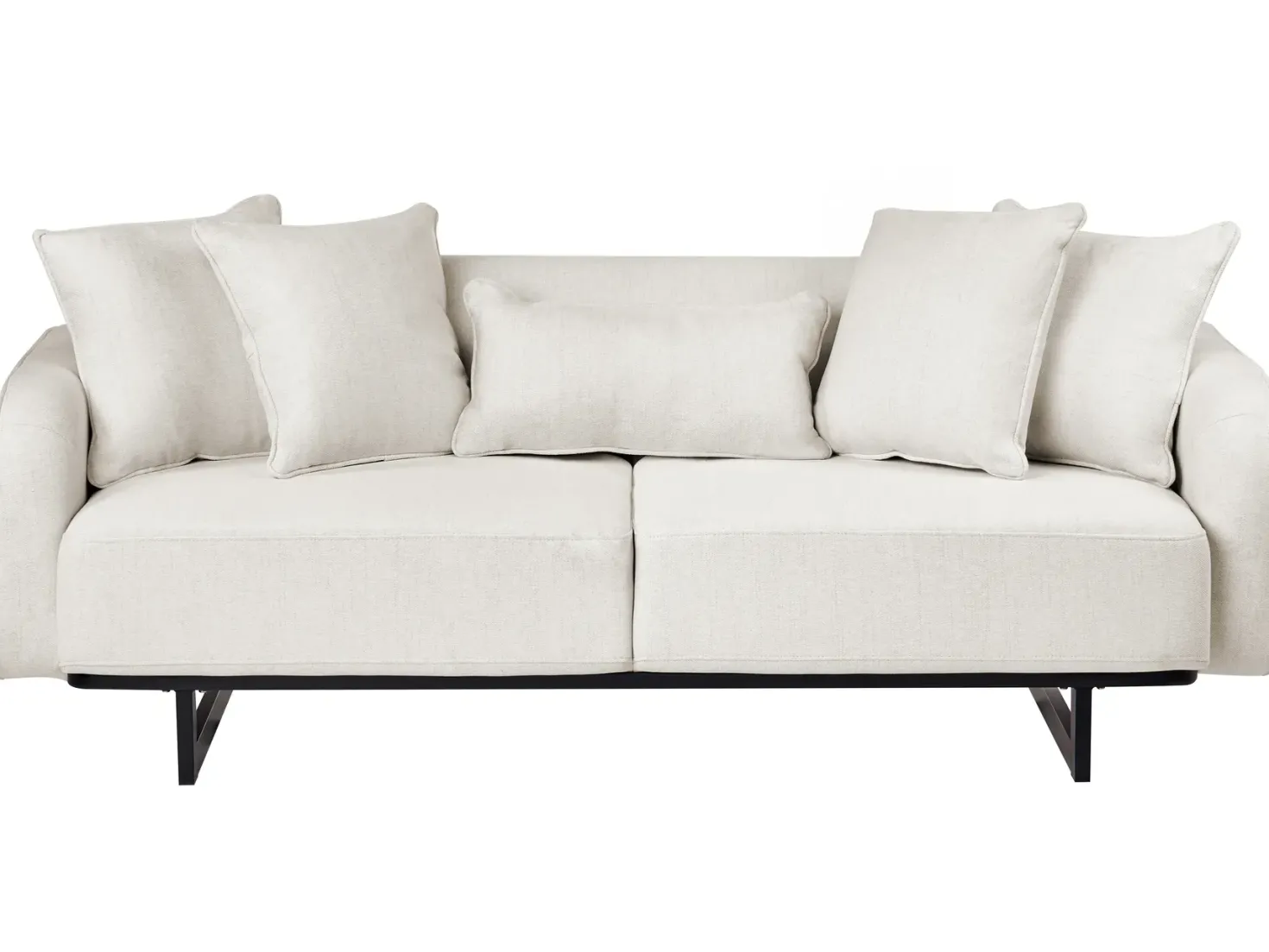 Sofa 3 personers SVANEK Cremehvid