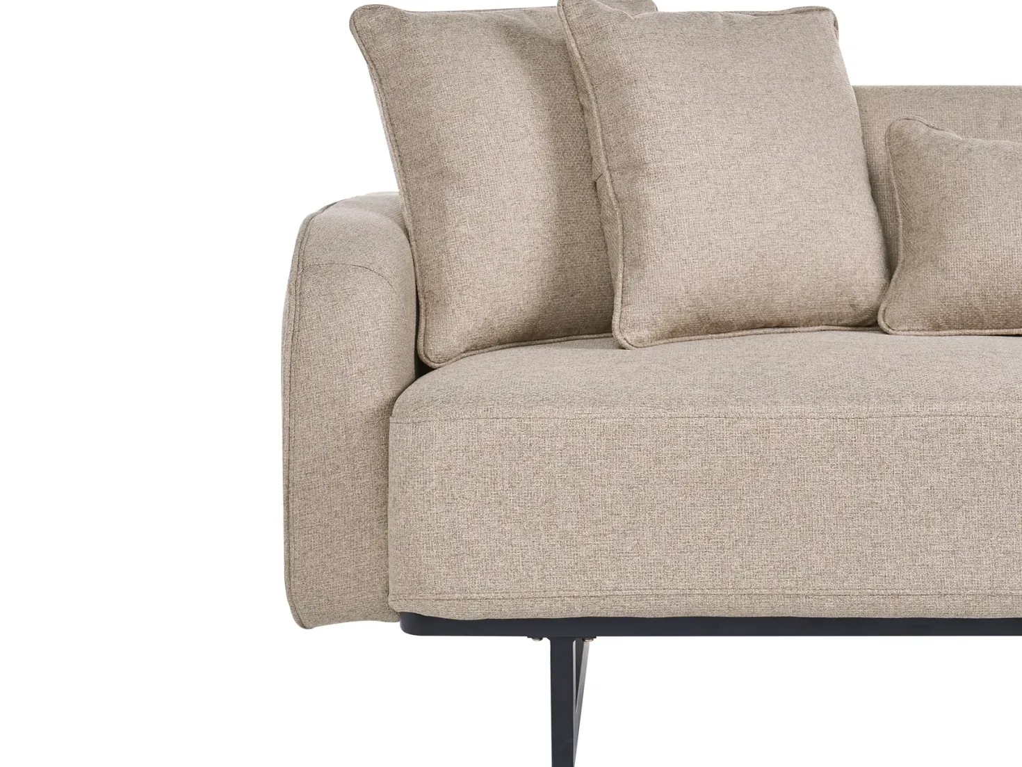 Sofa 3 personers SVANEK Lysebrun