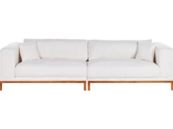 Sofa 4 personers VENG Boucle Cremehvid